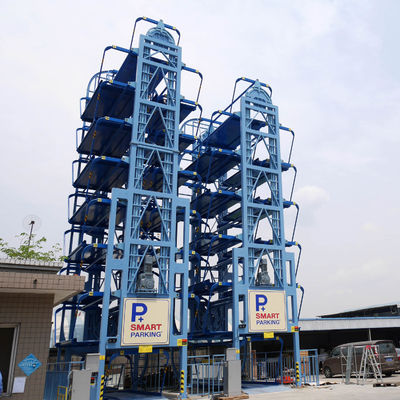 kwaliteit  16 Trays Smart Parking Solution garage With Automatic Electric Charging 60 KW fabriek