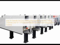 Eenvoudig te bedienen vacuümcoatingmachine met een coatingdikte van 0,1-5 µm en een vacuümgraad van 10^-3 Pa voor aluminium verdampingscoating